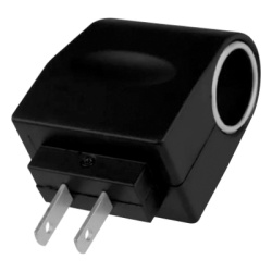 SYSCOM PARTS CON-VCIG Convertidor de Corriente de 110 / 240 Vca a 12 Vcc / 500 mAh con enchufe para encendedor de cigarrillos.