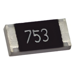 SYSCOM PARTS P75KACTND Resistencia SMD de 75 KOhms 1/8 W 5%