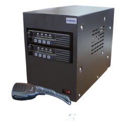 Syscom SIR-221SM Repetidor Compacto con Radios ICF-221SM Senalizacion MDC-1200 UHF 440- 490 MHz y 45 Watts.