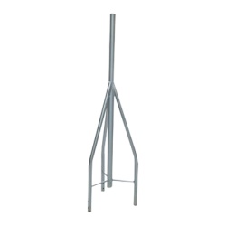 SYSCOM TOWERS SCZ60RG Tramo de Remate / Copete tubo industrial 1 1/4" con tubo central 2 3/8" (Ced. 40) galvanizado por inmersion en caliente.