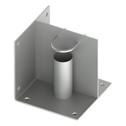 SYSCOM TOWERS SLM-BA-2G Base de piso o esquina para mastil de 2"