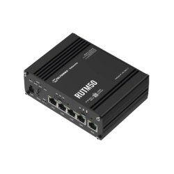 Teltonika RUTM50 Ruter Celular 5G Dual-SIM con Wi-Fi 5 y 4 Puertos de Red + 1 Puerto WAN Aprobado FIRSTNET