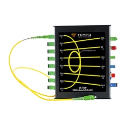 TEMPO LC-500 Bobina de Lanzamiento Monomodo 500 Metros SC/APC