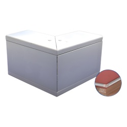 THORSMAN INKA-100-EE Esquinero exterior de aluminio para canaleta INKA100 (8110-80001)