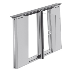 Torniquete batiente con reconocimiento facial Hikvision DS-K6B961TDQX-L/Dp90 - Img 2