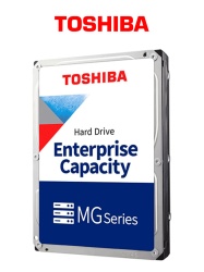 TOSHIBA TSB1490010 TOSHIBA MG09ACA16TE - Disco duro interno de 16TB / Serie Enterprise / 3.5" / SATA / 7200RPM / 512MB / Recomendado para Servidores / Soporta aplicaciones de videovigilancia
