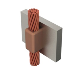 TOTAL GROUND TGM-CPVPV3-4/0 Molde para soldadura exotermica cable de paso vertical cal.4/0 a Placa Vertical.