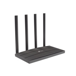 TP-LINK ARCHERC80 Router inalambrico WiFi 5 ac / Wave 2 MU-MIMO 3x3 1900 Mbps / Doble Banda 2.4 y 5 GHz / 1 puerto WAN 10/100/1000 Mbps / 4 puertos LAN 10/100/1000 Mbps / Tecnologia Smart Connect / Co