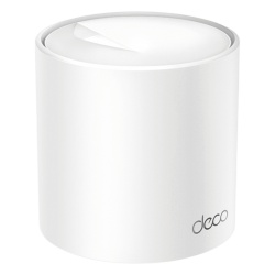 TP-LINK DECOX10 Routers Inalambrico MESH Interior para Hogar / Doble Banda Wi-Fi 6 AX1500 Mbps / 2 Puerto Gigabit WAN/LAN / 2 Antenas Internas / Administracion Mediante la App Deco (iOS Android) / Pro