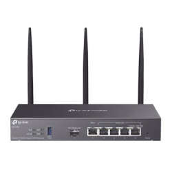 TP-LINK ER706W Router Omada VPN / SDN Multi-WAN Gigabit / 1 Puerto WAN SFP Gigabit / 1 Puerto WAN RJ45 Gigabit / 2 Puertos LAN RJ45 Gigabit / 2 Puertos Configurables LAN/WAN / 150 000 Sesiones Concurr