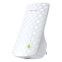 TP-LINK RE200 Repetidor / Extensor de Cobertura WiFi AC 750 Mbps doble banda 2.4 GHz y 5 GHz con 1 puerto 10/100 Mbps