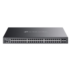 TP-LINK SG5452XMPP Switch Lite L3 Gestionable Apilable / 48 Puertos Gigabit PoE++ / 4 Slots 10G SFP+ / Presupuesto PoE 770W / Fast PoE y Perpetual PoE / Apilamiento Fisico de 4 Unidades / L3: RIP OSPF