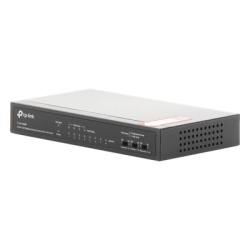 TP-LINK TL-SF1008P Switch PoE+ No Administrable / De Escritorio 8 puertos 10/100 Mbps / 4 puertos PoE af/at Inteligente / Presupuesto 66 W / Hasta 250 metros - Img 5