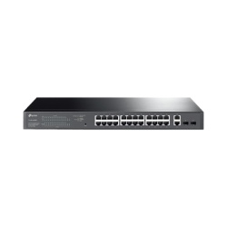 TP-LINK TL-SG1428PE Switch PoE Administrable 24 puertos 10/100/1000 Mbps / 2 puertos SFP / 24 puertos PoE af/at / Presupuesto PoE 250W /