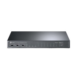 TP-LINK TL-SL1311MP Switch PoE+ No Administrable De Escritorio 11 Puertos / 8 puertos 10/100 Mbps PoE af/at Inteligiente / Presupuesto 124 W / Hasta 250 metros