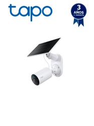 TP-LINK TPL0150030 Tapo C410 KIT Camara de Vigilancia Wi-Fi Solar con Vista 3MP QHD y Deteccion IA Avanzada gratuita Grabacion de Video 2K QHD Alimentacion Ininterrumpida. IP66.