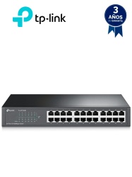 TP-LINK TPL3700008 TP-LINK TL-SF1024D - Switch no administrable de 24 puertos 10/100 Mbps para escritorio/rack