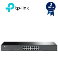 TP-LINK TPL3700013 TP-LINK TL-SG1016 - Switch Gigabit no administrable de 16 puertos 10/100/1000 Mbps para rack