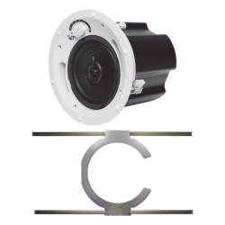 TRUAUDIO CL70V6UL/S KIT de Bocina de Techo TruAudio de 6.5in CL70V6UL con Soporte de Acero Rigido para Techos Suspendidos