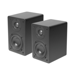 TRUAUDIO CT4/PAR PAR de Altavoces de Estanteria | Woofer de 4'' | Tweeter de 1 | Acabado negro mate | 40 watts | 8ohms