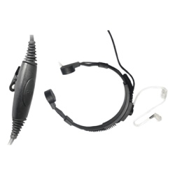TX-790-M11 Micrófono de Garganta / Uso Rudo / Tubo Acústico PU Médico / Cancelación de Ruido Avanzada / PTT en Línea / Compatible con Cascos de Seguridad