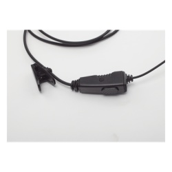 TX PRO TX-160N-M01 Micrófono de Solapa con Auricular / Gancho en Forma de D / Cable Reforzado con Kevlar / PTT con Clip 360° / Conector K02 - Img 3
