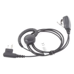 TX PRO TX-300M-M01 Micrófono de Solapa con Audífono / Cable Kevlar Reforzado / PTT Integrado / Clip Giratorio 360° / Compatible con Radios Motorola PRO/MAG ONE/EP Series - Img 2
