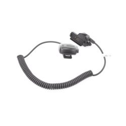 TX PRO TX-302-M06 Micrófono-Bocina para Radio / Entrada 3.5 mm / Cable Kevlar Grado Médico / PTT Táctil / Clip Rotativo Ajustable - Img 4