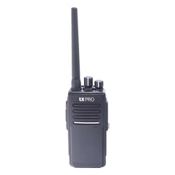 TX PRO TX-680-AV Radio Portátil VHF 136-174 MHz, Digital DMR y Analógico, 5 W, Incluye antena, batería, cargador y clip, 16 canales preconfigurados