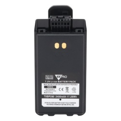 TX PRO TXBP280 Batería Li-Ion / 2400 mAh / 7.2 V / IP67 / 14 Horas de Autonomía / Compatible IC-F1000/2000/2100D