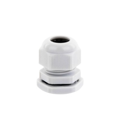 TX PRO TXG-PG-16 Conector Plastico Gris Tipo Glandula para Cable de 10 a 14 mm de Diametro.