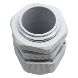 TX PRO TXG-PG-34N Conector Tipo Glándula / Rosca NPT 3/4" / Rango de Cable 10-16 mm / Plástico Industrial / IP para Ambientes Exigentes - Img 3