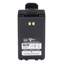 TXBP279 Batería Li-Ion para Radio Portátil / 7.2V / 1485 mAh / 14 Horas de Operación / Carga 2.5 Horas / Compatible IC-F1000/2000/1100/2100