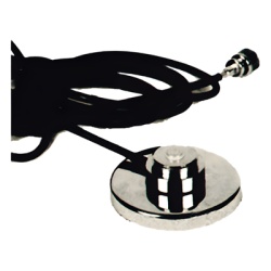 TXGPL Base Magnética para Antena / Cable RG58U 3.5 m (11.5 ft) / Conector Mini-UHF Macho / Impedancia 50Ω / Diámetro 90 mm