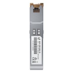 UBIQUITI UACC-CM-RJ45-1G Módulo Transceptor SFP a RJ45 / 1000BASE-T / 1 Gbps / Alcance 100 m (328 ft) / Cobre Ethernet