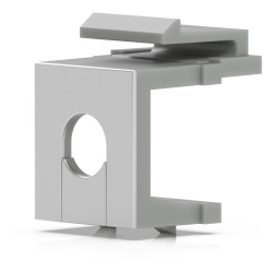 UBIQUITI UACC-KEYSTONE-BLANK-INSERT-TH Inserto Keystone Ciego Pasante / Snap-In / 12 Piezas / Gestión de Cableado / 6.3 x 14.6 x 18 mm