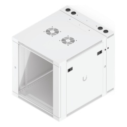 UBIQUITI UACC-RACK-12U-WALL-SW-G Gabinete Rack 12U / 600x703 mm / Puerta Vidrio Templado / Puerta Trasera Abatible / Paneles Laterales con Llave / Acero SPCC 1.2 mm - Img 5