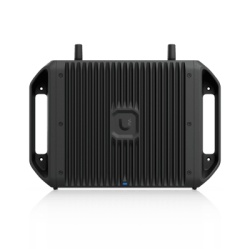 UBIQUITI UCG-INDUSTRIAL Cloud Gateway Industrial / Wi-Fi 7 Integrado / Puertos 10 GbE y 2.5 GbE / SFP+ / PoE+++ 90W / 350W Total / Sin Ventilador / -30 a 50 °C (-22 a 122 °F)