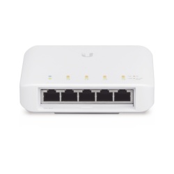 UBIQUITI USW-FLEX Switch UniFi FLEX de 5 puertos para semi-exterior IP55 (1 x PoE de entrada 802.3af/at/bt y 4 puertos PoE de salida 802.3af)