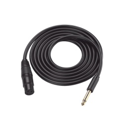 UGREEN 20721 Cable para Microfono Plug 6.35 mm (1/4 Inch) Macho a XLR Canon Hembra / Nucleo de Cobre / 5 Metros / Alta Calidad / Color Negro