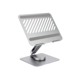 UGREEN 90849 Soporte Giratorio de Aluminio para Laptop | Giratorio 360° | Funcion de Bloqueo | Soporta Laptops de 10 a 17.3 | Capacidad de Carga 5Kg | Excelente Estabilidad | Diseno Ergonomico | Altu - Img 3