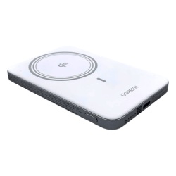 UGREEN 95931B Power Bank Magnetico Inalambrico / 5000 mAh / 20W USB-C PD3.0 + 15W Carga Inalambrica / Compatible MagSafe y Qi / Diseno Ultrafino 8.6 mm (0.3 in) / Carga Simultanea Cable + Inalambrica