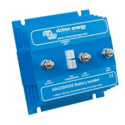 VICTRON ENERGY ARG802AC Aislador de Baterías / 80A / 2 Baterías / Caída de Tensión 0.3V-0.45V / Diodos Schottky