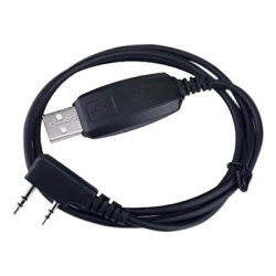 W13K Cable de Programación USB / Conector Dual 2.5 mm y 3.5 mm / Longitud 100 cm (3.2 ft) / Windows 7/8/10 / Radios Analógicos y Digitales