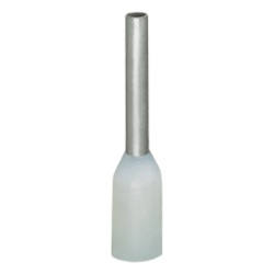 WAGO 216-201: casquillo terminal aislado de 0.5 mm² (20 AWG), blanco