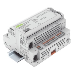 WAGO 751-9301: Compact Controller 100 con 8 DI, 4 DO, 2 AI, 2 AO y 2 entradas RTD