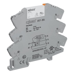WAGO 857-304: módulo con relé de 24 VCC, 1 inversor, 6 A, 6 mm, Push-in CAGE CLAMP® - Img 2