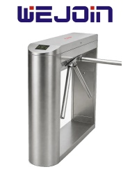 WEJOIN WJN0930008 WEJOIN WJAT214 - Torniquete de Medio Cuerpo para Control de Acceso Bidireccional Uso Semi-Exterior Compatible con RFID Huella y QR 6 Millones de Ciclos