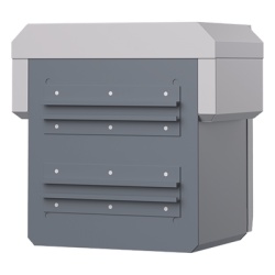 WI-TEK WI-IOTBOXMINIV1 Gabinete de Acero Ventilado para Exterior 250 x 250 x 180 mm con Rieles DIN y 4 Placas Laterales para Montaje de Equipos por Fuera - Img 6
