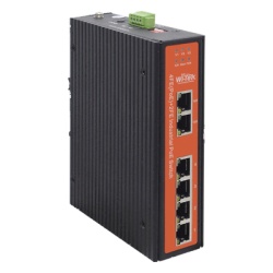 WI-TEK WIPS206IV2 Switch industrial 4 puertos Fast Ethernetcon POE 802.3af/at + 2 puertos UPLINK gigabit